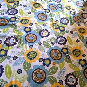 Floral Blue Yellow Green Rectangular Table Cloth Gorgeous!